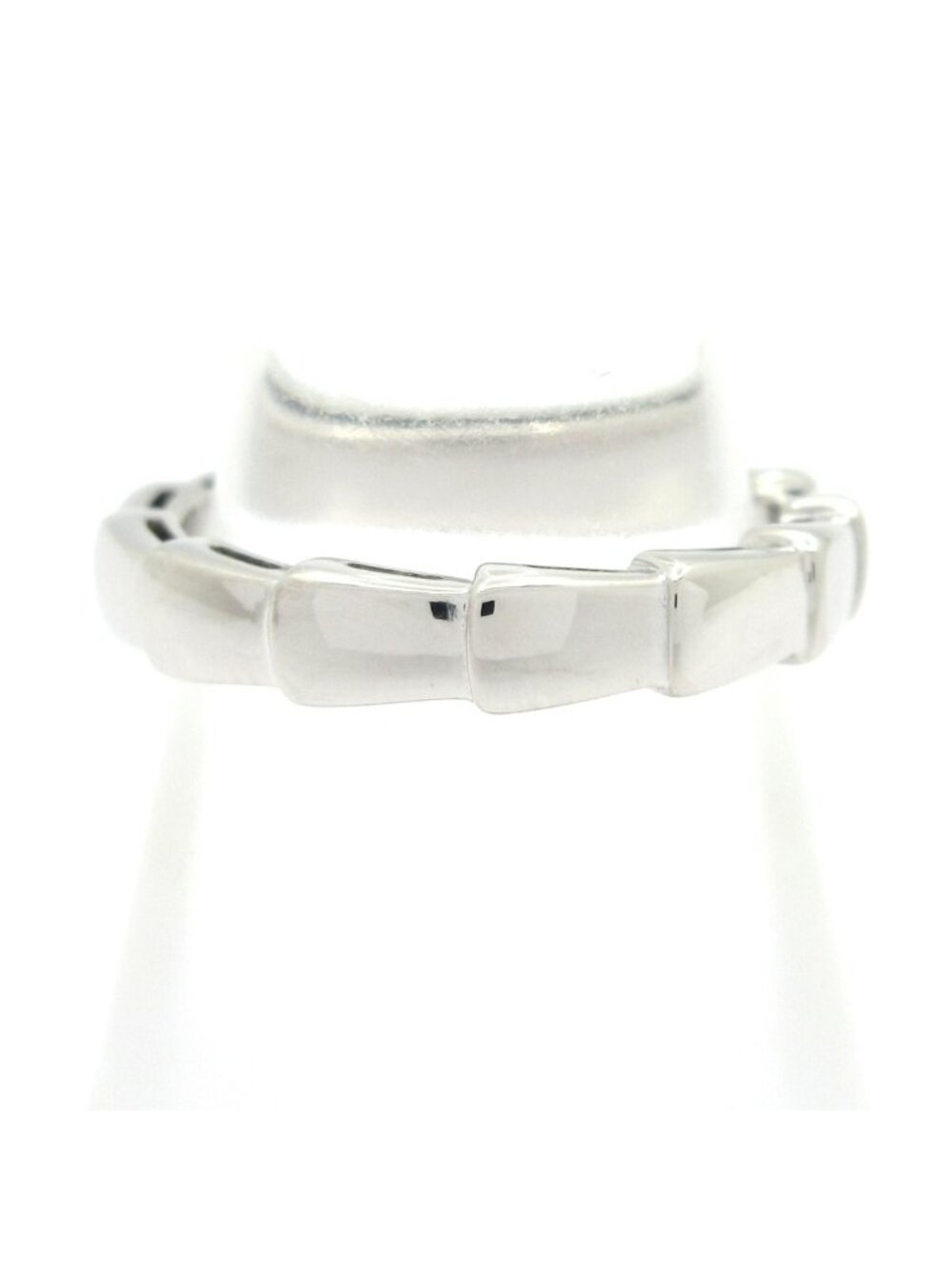 Bvlgari Ring 49 Serpenti Viper 18k White Gold